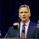 05 FEB 2016: NFL Commissioner Roger Goodell addresses the Media at the Moscone Center in San Francisco California. (Photo by Rich Graessle/Icon Sportswire)
